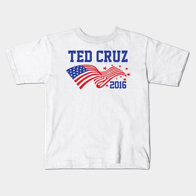 Ted Cruz 2016 Kids T-Shirt by ESDesign